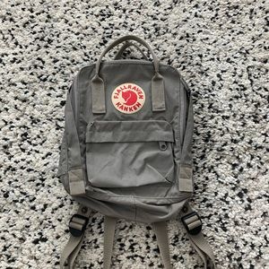 fjallraven kanken mini gray backpack